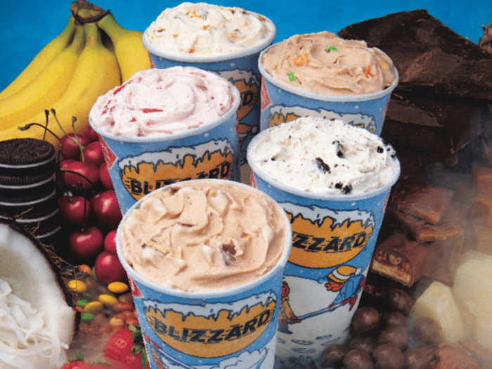 1985 — BLIZZARD, DAIRY QUEEN: In 1938, Dairy Queen rolled out soft-serve ice cream. Nearly 50 years later, Dairy Queen blended toppings into its soft serve.