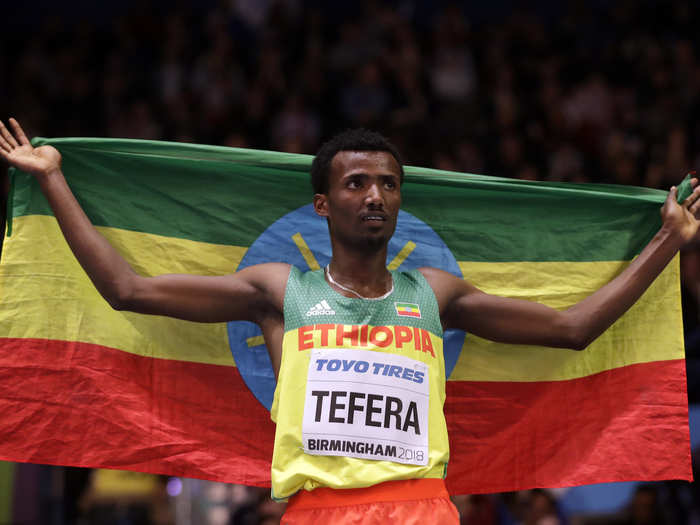 Samuel Tefera is already a world record holder at 19 years old.