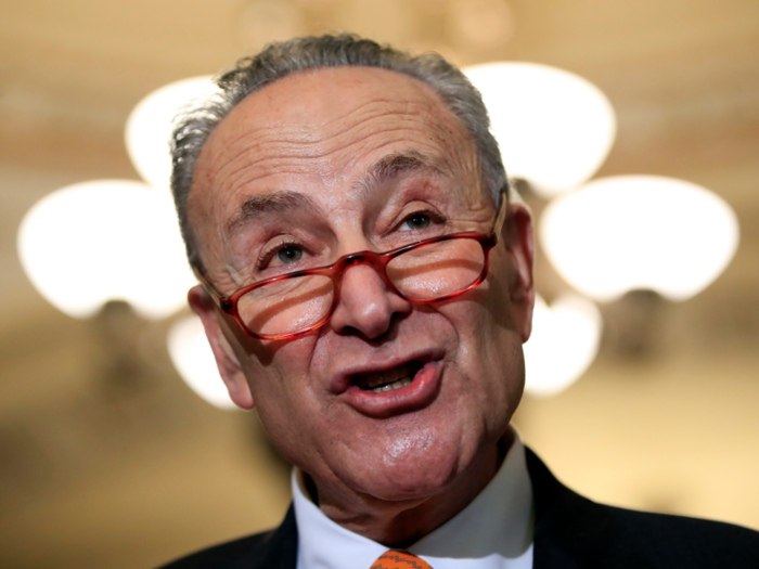Democratic Sen. Chuck Schumer was first elected to Congress as a House member in 1981. He didn