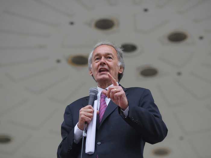 Democratic Sen. Ed Markey has served in Congress since 1976, first as a House member. He voted against Clinton