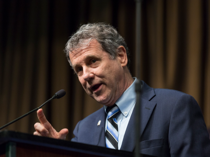 Democratic Sen. Sherrod Brown was first elected in 1993 as a member of the House, and voted against impeaching Clinton. When it comes to Trump