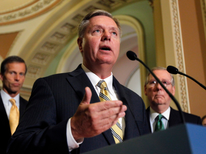 Republican Sen. Lindsay Graham has been in Congress since 1994, when he was first sworn in as a House representative. He supported impeaching Clinton at the time, characterizing the effort as "cleansing the office. Impeachment is about restoring honor and integrity to the office.” But he has staunchly defended Trump against Democratic efforts to impeach him. "I think it would be disposed of very quickly," he said, referring to a Senate trial on impeachment charges.