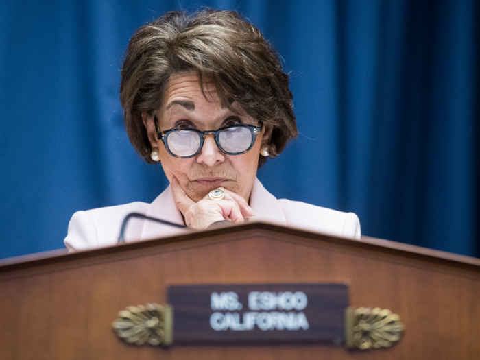 Democratic Rep. Anna Eshoo has served in Congress since 1993. She opposed Clinton