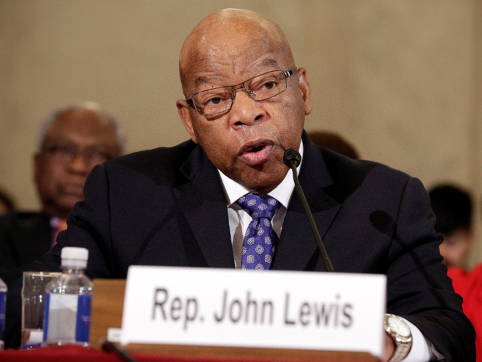 Civil rights icon and Democratic Rep. John Lewis has been in Congress since 1987. He opposed Clinton