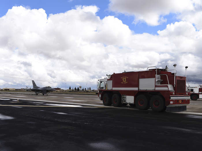 The mission is not only performed stateside. The Luke Airmen deploy frequently and maintain a high operations tempo at deployed locations too.