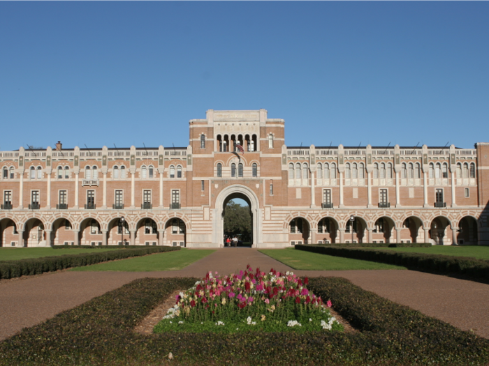 10. Rice University — Houston, Texas