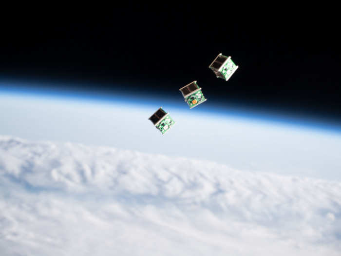 NASA also has 176 missions in the works that use CubeSats: 4-by-4-inch cube-shaped nanotechnology satellites.