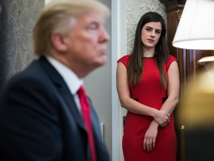 Madeleine Westerhout, the special assistant to the president and director of oval office operations, makes $145,000 per year.