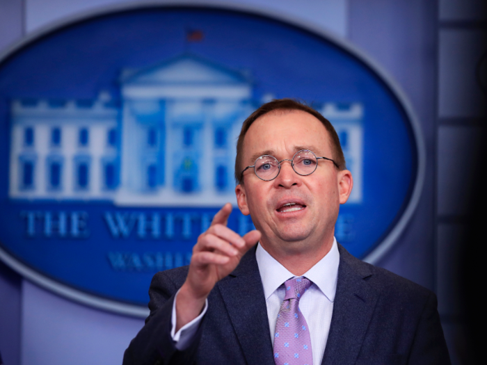John "Mick" Mulvaney, the acting chief of staff, makes $203,500 per year.