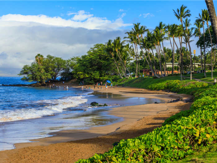 16. Kihei, Hawaii, is the most populous town in South Maui and offers plenty of water activities.