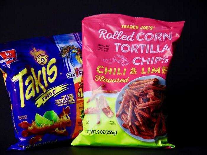 7. SPICY CHIPS — We compared the $2.49 Trader Joe