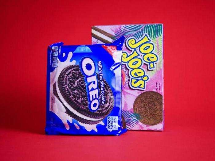 4. SANDWICH COOKIES — We were very excited to compare the sandwich cookies, as both Oreos and Joe-Joe