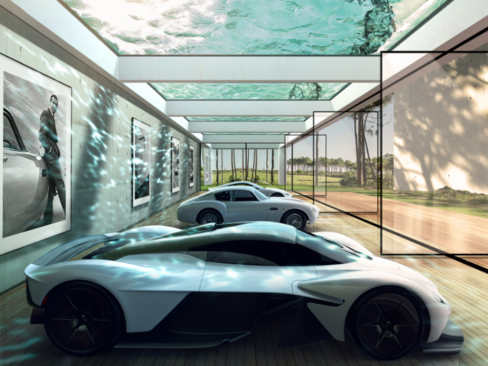 “For the car enthusiast the garage is as important as the rest of the house and a bespoke auto gallery designed by Aston Martin that either focuses on showing off the car or is part of a larger, integrated entertainment space with simulators and such like, takes Aston Martin ownership to the next level,” said Reichman.