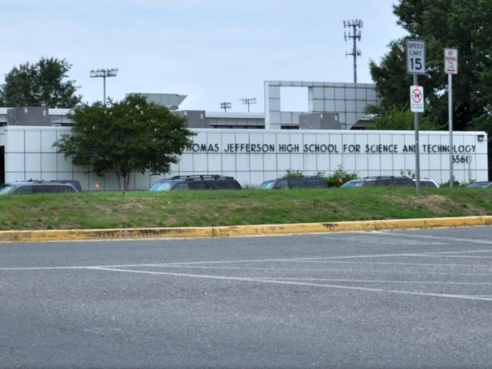 1. Thomas Jefferson High School for Science & Technology — Alexandria, Virginia