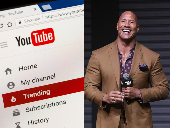 Actor and legend Dwayne "The Rock" Johnson showcases his life for all to see on his YouTube channel.