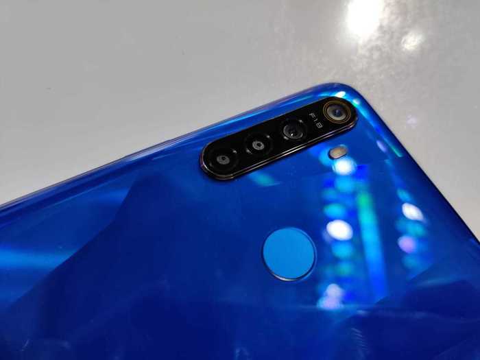 Realme’s quad camera setup in the back