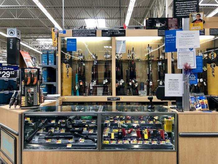 After a few minutes, a Walmart manager arrived at the gun sales counter. She said I could not buy a gun that day because no authorized firearm sellers were scheduled to work.