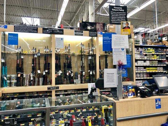 I told an employee behind the counter that I wanted to buy a gun. They called for a manager.