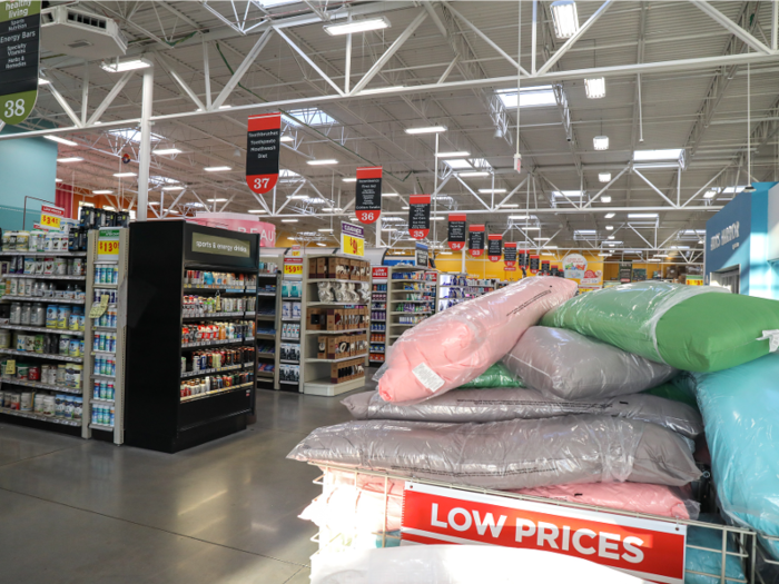 The average size of an H-E-B store, on the other hand, is 70,000 square feet. This is what we saw when we first walked into an H-E-B Plus, which is larger than your average H-E-B store.