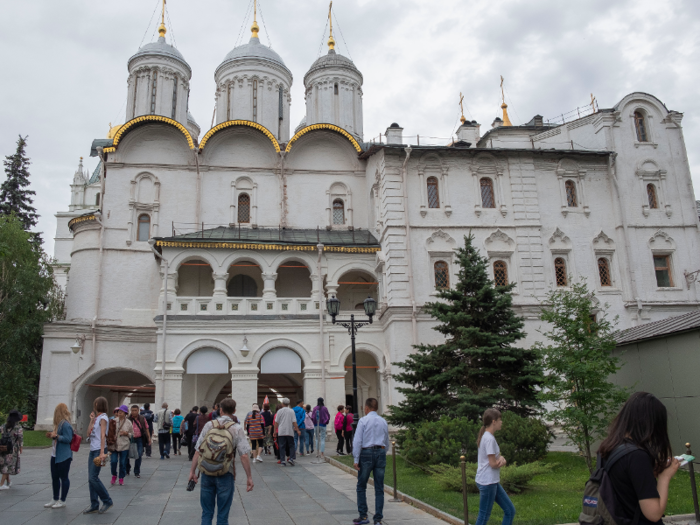 Before my trip to Russia, I knew very little about the Kremlin, but I had always thought it would be made up of imposing, Soviet-style government buildings, much like the State Kremlin Palace.