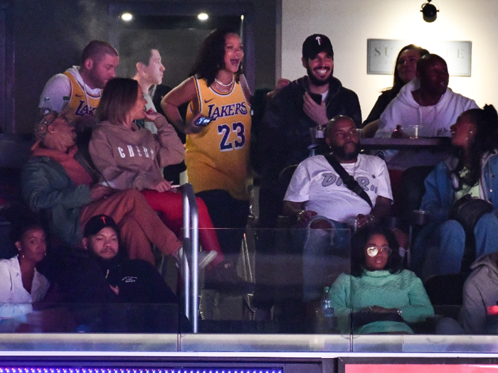 They also attended a Los Angeles Lakers game together in February 2019 for her 31st birthday — one of the rare public outings where they were actually caught on camera together.