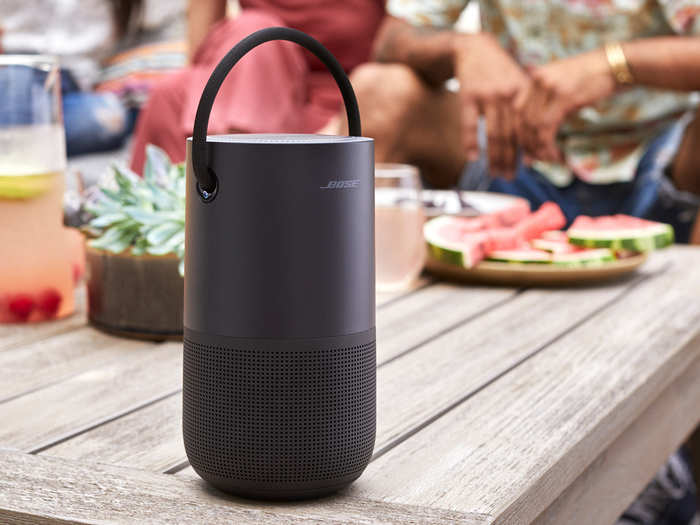 Housed within the Bose Portable Home Speaker are Google Assistant and Amazon