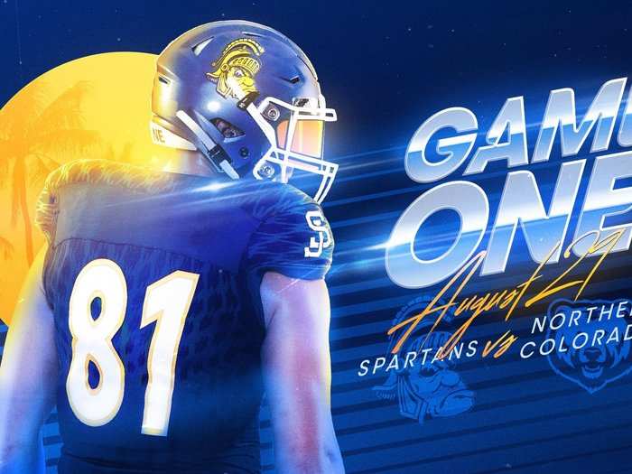 San Jose State — The Spartans will wear a throwback uniform for their first game of the season.