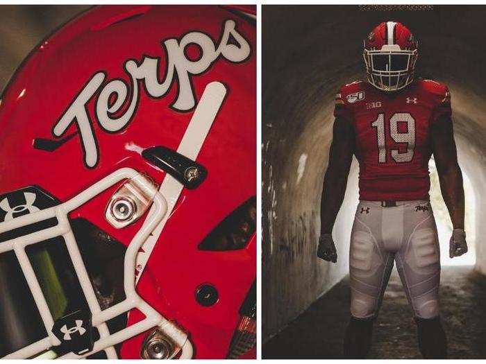 Maryland — The Terrapins have a throwback uniform this season that brings back the script "Terps."