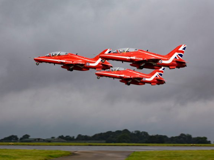 The Red Arrows are on their largest North American tour in 11 years, visiting 26 cities in the US and Canada over 11 weeks. The tour is representative of the strong relationship between the US and the UK — "No nations work more closely together," Morton said.