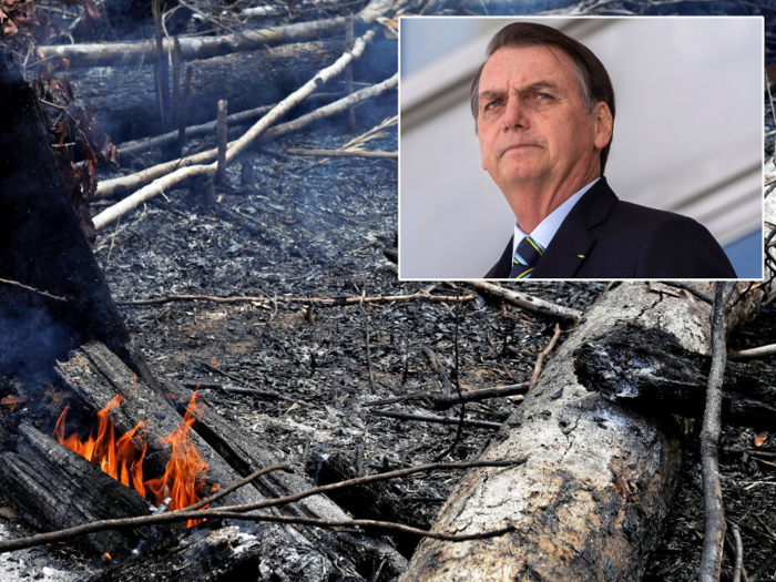 Bolsonaro also suggested — without evidence — that non-governmental organizations are setting the fires to damage his reputation.