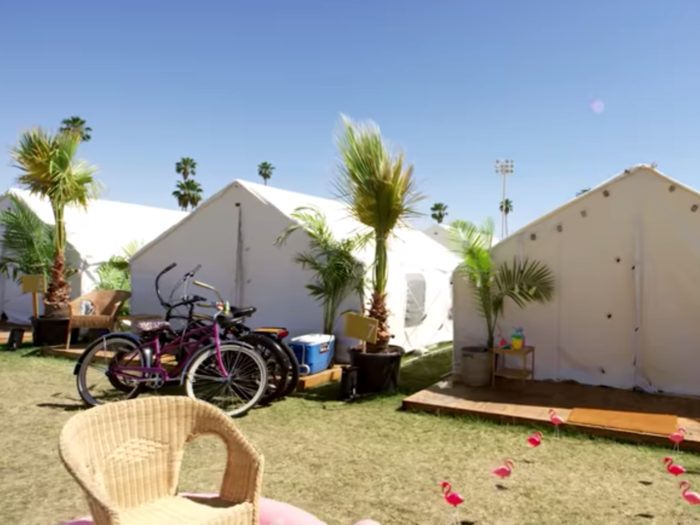 Glamping has also made its way to music festivals. The Coachella music festival in California has added glamping as an amenity for wealthy attendees.