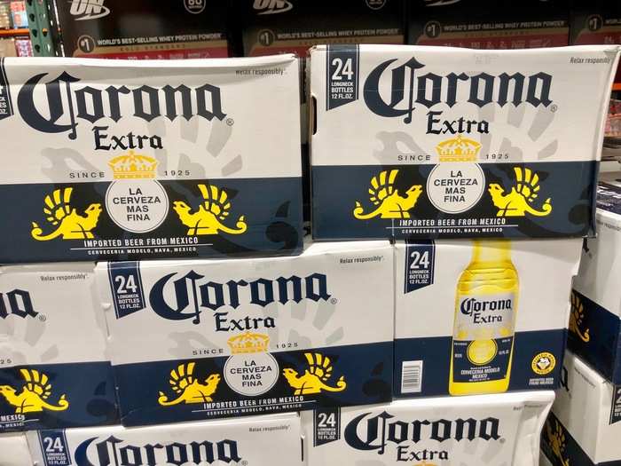 This Corona 24-pack was going for about a dollar more than the same pack at Sam