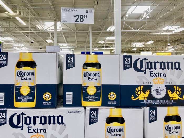 This 24-pack of Corona Extra was going for about $29.