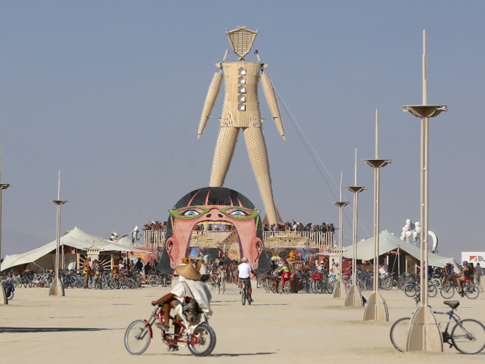 The cost of admission to Burning Man depends on when you buy tickets. Pre-sale tickets cost $1,400, main sale tickets run for $425, and late registration tickets cost $550. Kids 12 and under can attend for free.