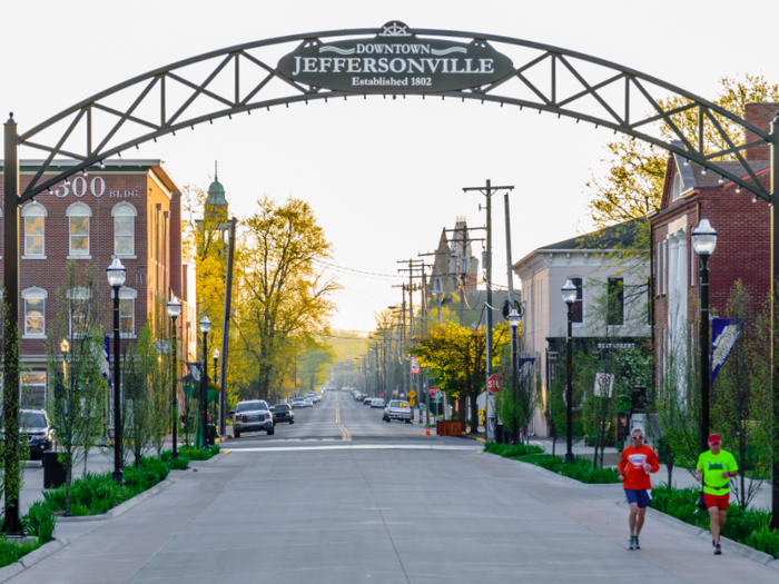 Jeffersonville, Indiana — total city score: 64.91