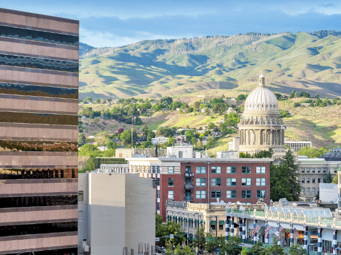 Boise City, Idaho — total city score: 72.19