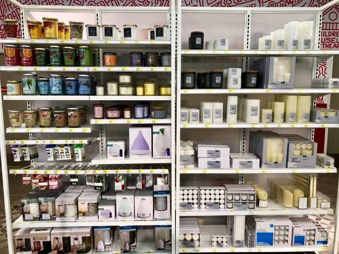 Without a doubt, the scented candle section here put the selection at Kohl