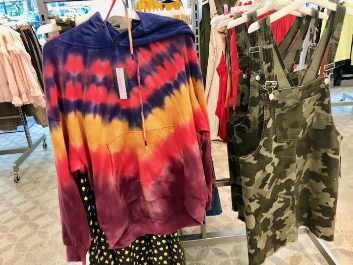 We also loved this tie-dye sweatshirt for only $22.