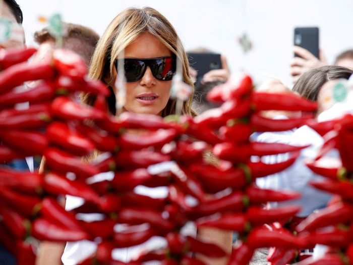 The peppers were used in the G7 dinner held for leaders in nearby Biarritz the night before.