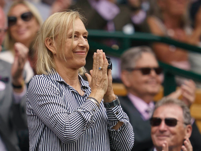 Navratilova retired from full-time singles competition in 1994 and was inducted into the ITF Hall of Fame in 2019. She returned in 2000, playing mostly doubles before retiring in 2006. She lives in South Florida with her wife and two children. She is also an activist and a Tennis Channel analyst.