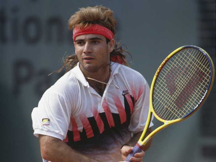 Andre Agassi is credited with reviving tennis in the 1990s and was the first male player to win all four Grand Slam tournaments on three different surfaces. He won an Olympic gold medal in 1996 and is an eight-time time Grand Slam singles champion (1986-2006).