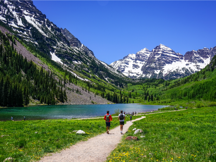 But resident homeowners also put the land to other use. In 2018, the Red Mountain Ranch Homeowners Association donated a 55-acre parcel to Pitkin County for its Open Space and Trails Program. The parcel extends about 150 yards up the mountain from the top row of homes.