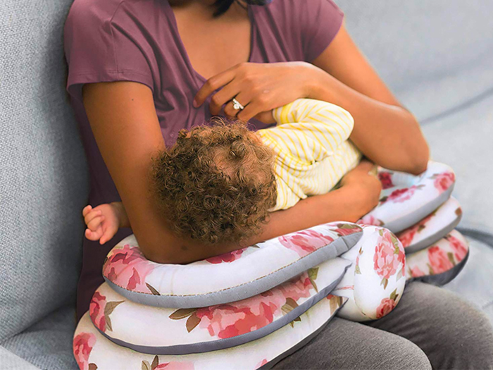 Nursing: comfort and support for baby and mother