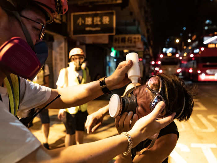 August 11: Police fire tear gas at crowds across the city, even in residential neighborhoods and popular leisure areas.