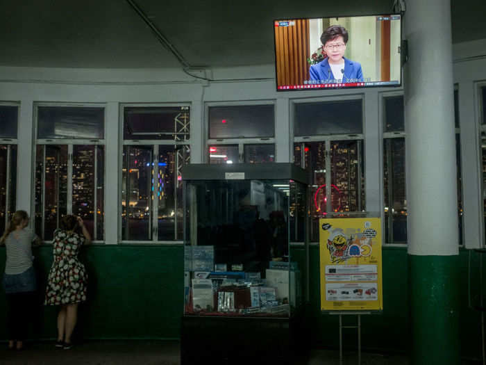 The same day as the subway protests, Carrie Lam gave her first media address in two weeks, saying Hong Kong was "on the verge of a very dangerous situation."