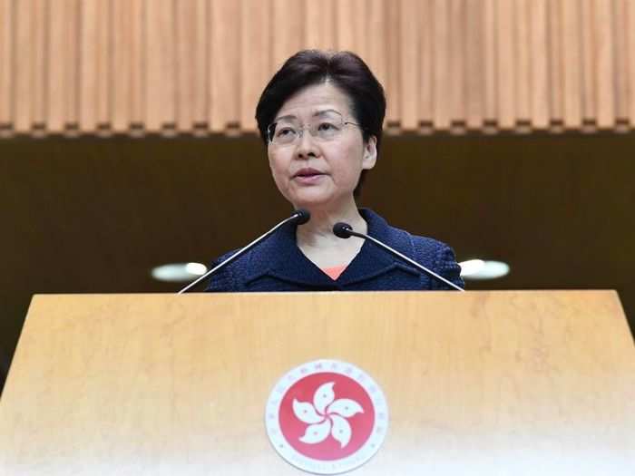 June 15: Hong Kong leader Carrie Lam made a shock announcement that she would indefinitely delay the extradition bill.