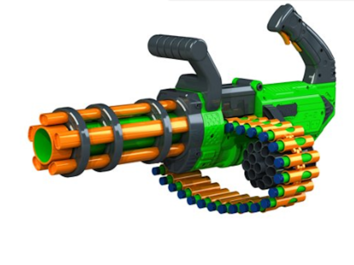 Adventure Force V-Twin Motorized Gatling Belt Dart Blaster