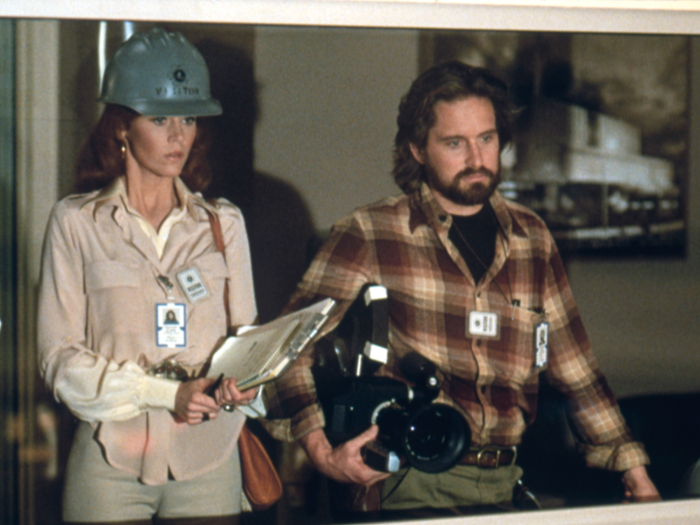 In an eerie coincidence, a film called "The China Syndrome" about a fictional nuclear power plant disaster came out just 12 days before the Three Mile Island accident. The movie starred Jane Fonda and Michael Douglas.