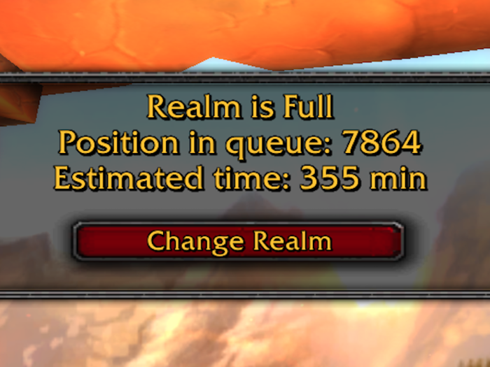 But it was a false hope. I will still actually hours away and behind thousands of other players in line. Interestingly, even during this time, my place in the queue went down, but my wait time kept going up.