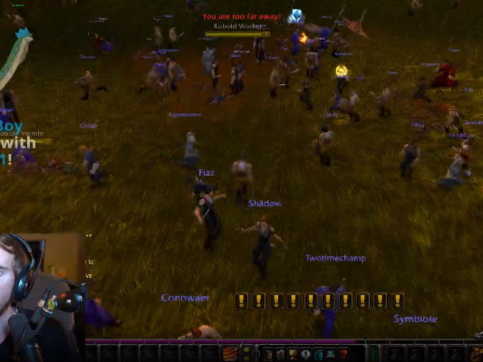 Watching those Twitch streams was unbearable. Popular streamers like "Asmongold" played the game and went over strategies to quickly level their characters. I was still waiting in line.